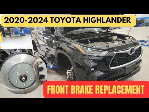How To Replace Front Brakes | Toyota Highlander