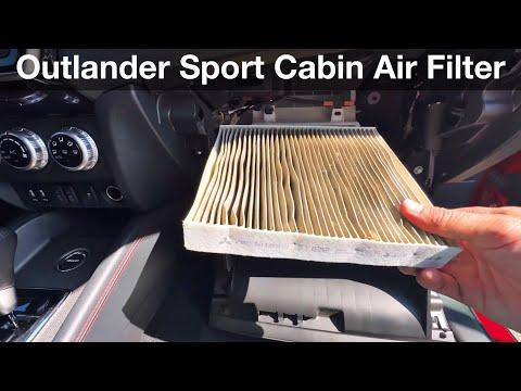 Mitsubishi Outlander Sport How to change Cabin Air Filter