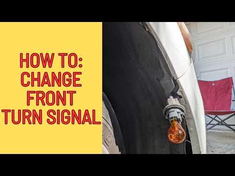 How to Replace Front Turn Signal Bulbs on a 2011-2024 Toyota Corolla (7440A) (Trim: S | Body: Sedan)