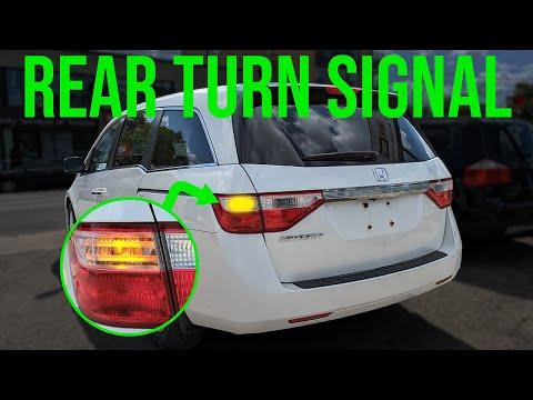 How to Replace Rear Turn Signal Bulbs on a 2016 Honda Odyssey (Left & Right)