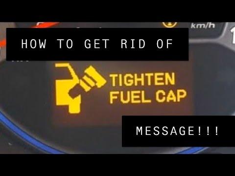 How to get rid of “tighten fuel cap” message on honda civic 2012-2015