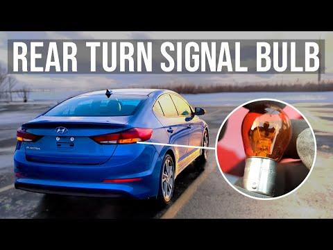 How to Replace Rear Turn Signal Bulb - Hyundai Elantra (2017-2018)