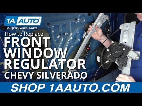 How to Replace Front Window Regulators on a 2019 GMC Sierra 1500