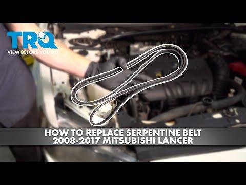 How to Replace the Serpentine Belt on a 2013-2017 Mitsubishi Lancer (Step-by-Step Guide) (Engine: Inline 4 2.4L)