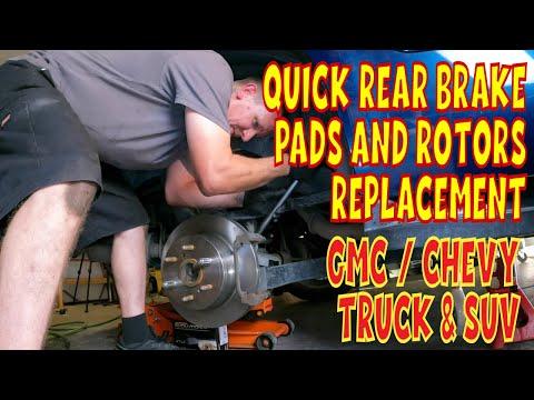 How to Replace Rear Brake Pads and Rotors on a 2007-2020 Chevrolet Tahoe (Trim: LS)