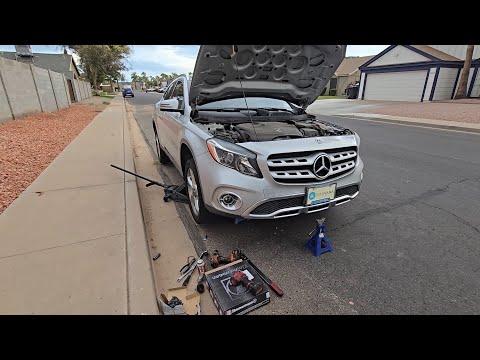 How to change front brake pads and rotors on Mercedes Benz GLA (complete guide)