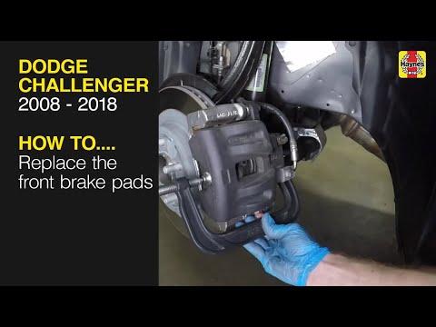 How to Replace the front brake pads on the Dodge Challenger 2008-2018