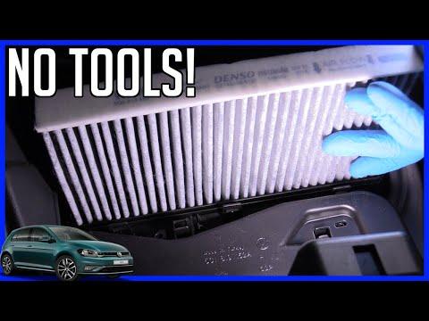 How to Replace the Cabin Air Filter on a 2015-2021 Volkswagen Golf (Engine: Inline 4 1.8L)