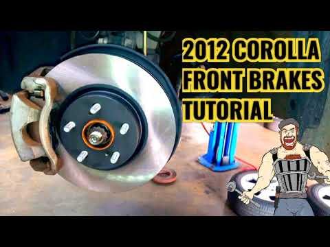 How to Replace Front Brake Pads and Rotors on a 2009-2019 Toyota Corolla (Engine: Inline 4 1.8L | Body: Sedan)