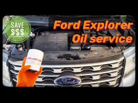 How to Change the Engine Oil and Oil Filter on a 2017 Ford Explorer