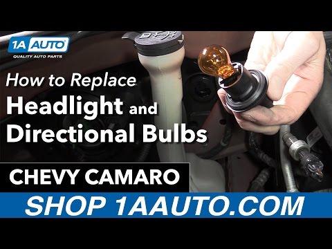 How to Replace Headlight and Directionals Bulbs 10-15 Chevy Camaro