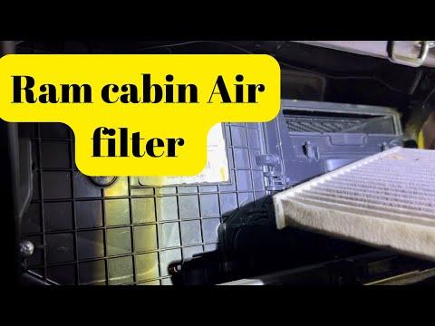 How to replace Cabin Filter in a RAM 3500 (2018), BNX TruFilter Premium HEPA Cabin Air Filter Review