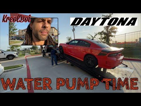 2018 DODGE CHARGER DAYTONA WATER PUMP REPLACEMENT
