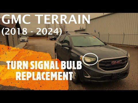 How to Replace the Front Turn Signal Bulb on a 2018 GMC Terrain (Bulb vs LED)