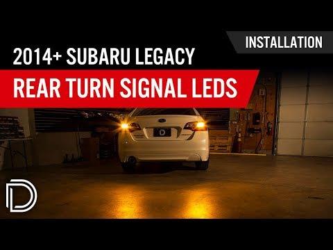 How to Install 2014+ Subaru Legacy Rear Turn Signal LEDs by Diode Dynamics