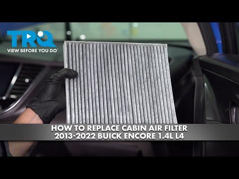How to Replace the Cabin Air Filter on a 2013-2022 Buick Encore (Glove Box Method) (Engine: Inline 4 1.4L)