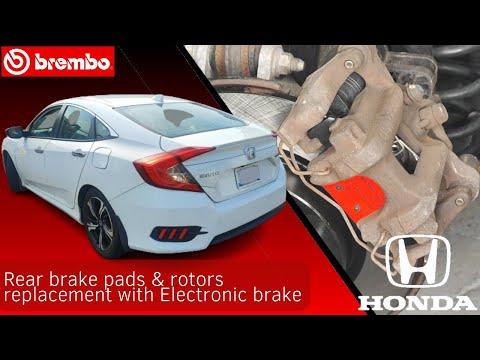 How to Replace Rear Brake Pads & Rotors on a 2016-2025 Honda Civic (EPB Maintenance Mode) (Trim: EX | Body: Sedan)