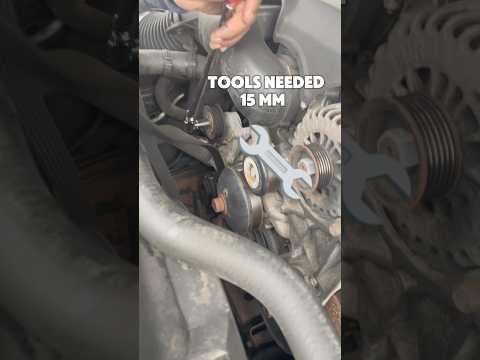 Serpentine belt replacement procedure 2007-2015 Yukon, Tahoe, suburban 5.3L #diy #mechanic #howto