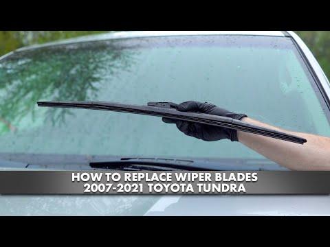How to Replace Wiper Blades 2007-2021 Toyota Tundra