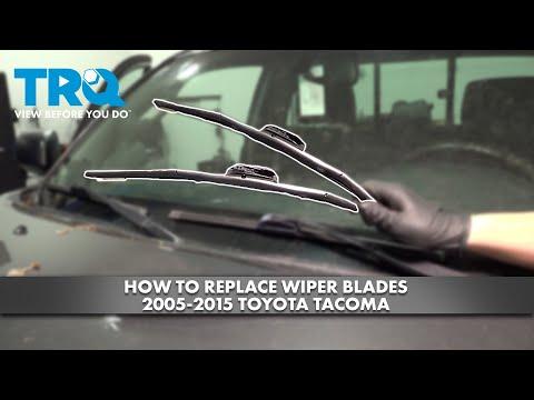 How to Replace Front Windshield Wipers on a 2005-2015 Toyota Tacoma