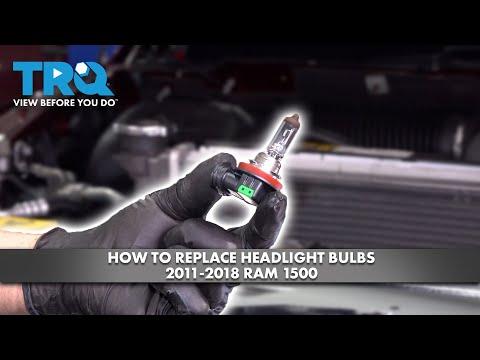 How to Replace Headlight Bulbs 2011-2018 Ram 1500