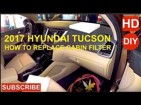 How to replace Cabin Filter on 2017 Hyundai Tucson