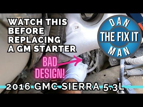 2014 - 2019 GMC Sierra Yukon XL Chevy Silverado Suburban Tahoe GM Trucks 5.3L V8 Starter Replacement