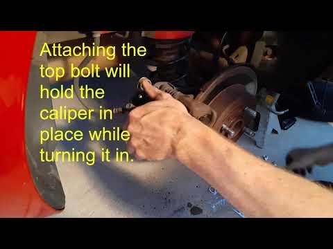 How to Change Rear Brakes and Rotor on a 2012 - 2017 Kia Rio