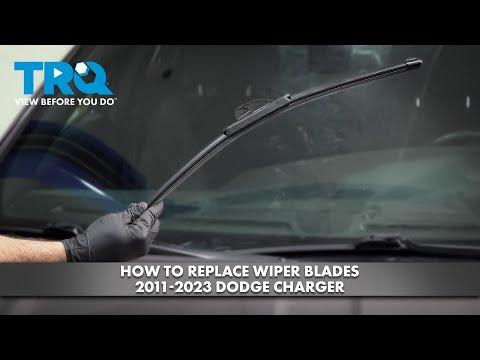How to Replace Front Windshield Wiper Blades on a 2018 Dodge Charger