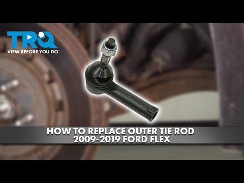How to Replace the Front Outer Tie Rod End on a 2016 Ford Flex