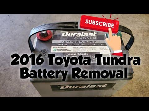 How to Replace the Battery on a 2000-2023 Toyota Tundra (Engine: V8 5.7L)