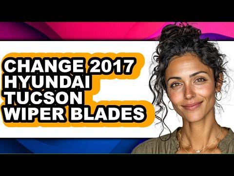 How to Replace Front Windshield Wiper Blades on a 2017 Hyundai Tucson