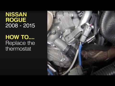 How to Replace the Thermostat on a 2009-2015 Nissan Rogue (Engine: Inline 4 2.5L)