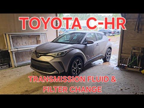 TOYOTA C-HR TRANSMISSION FLUID AND FILTER CHANGE