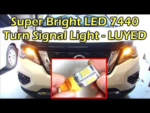 Super Bright 7440 LED Turn Signal Light Install - Nissan Pathfinder