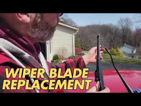Changing Windshield Wipers on GMC Canyon