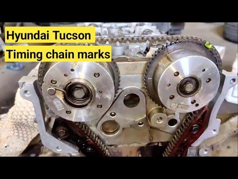 Hyundai Tucson Timing chain marks and replacement. ||  Asad info plug