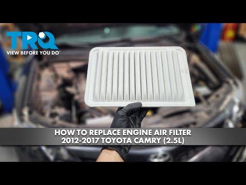 How to Replace Engine Air Filter 2012 2017 Toyota Camry 2 5L