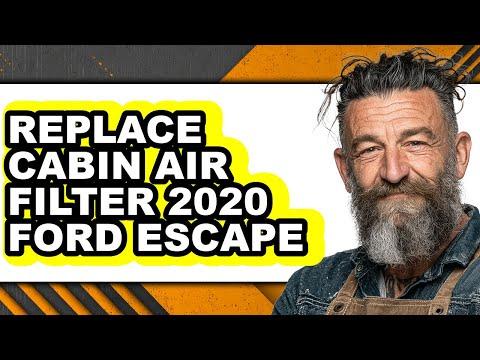 How to Replace Cabin Air Filter 2020 Ford Escape - Step by Step