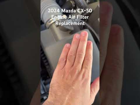 2024 Mazda CX-50 Engine Air Filter replacement - Super Easy! Save $$$ #mazda #CX-50 #airfilter