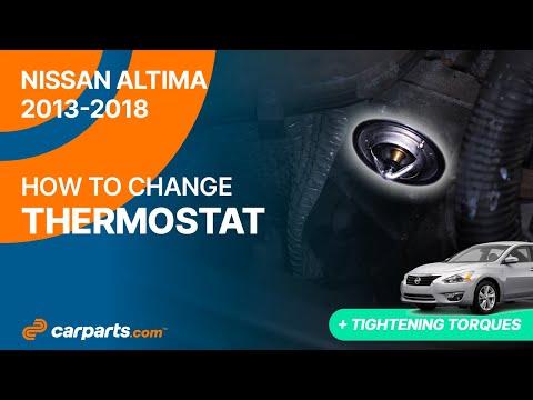 How to replace the Thermostat 2013-2018 Nissan Altima ♨️