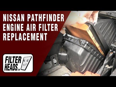 How to Replace Engine Air Filter 2018 Nissan Pathfinder 3.5L V6 | TA24278, AF293