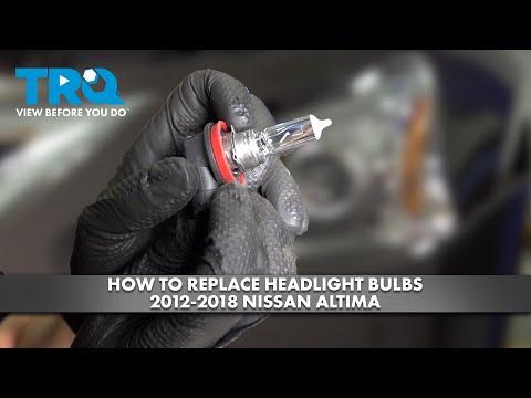 How to Replace Headlight Bulbs 2012-2018 Nissan Altima
