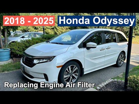 How to Replace the Engine Air Filter on a 2018-2025 Honda Odyssey (Engine: V6 3.5L)