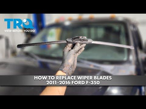 How to Replace Front Windshield Wiper Blades on a 2009-2024 Ford F-350 Super Duty