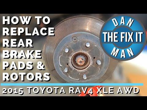 How to Replace Rear Brake Pads and Rotors on a 2006-2018 Toyota RAV4