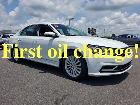 2016 VW Passat oil change