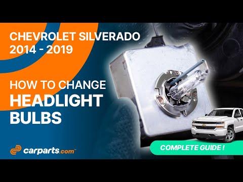 How to Replace Both Headlight Bulbs on a 2018 Chevrolet Silverado 1500