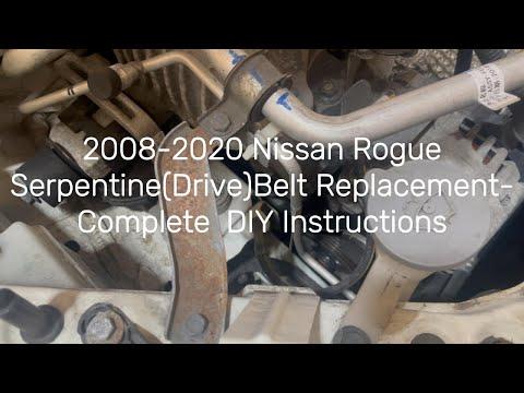 2008–2020 Nissan Rogue Drive Belt Replacement | Complete DIY Serpentine Belt Guide