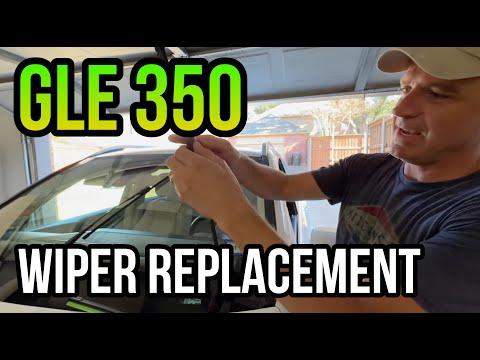 How to Replace Front Windshield Wiper Blades on a 2016-2018 Mercedes-Benz GLE350